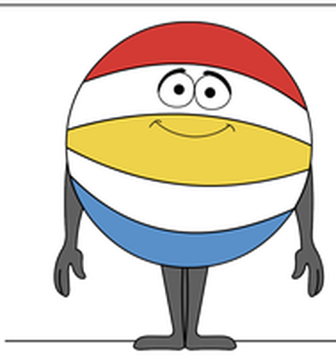 Beach Ball character