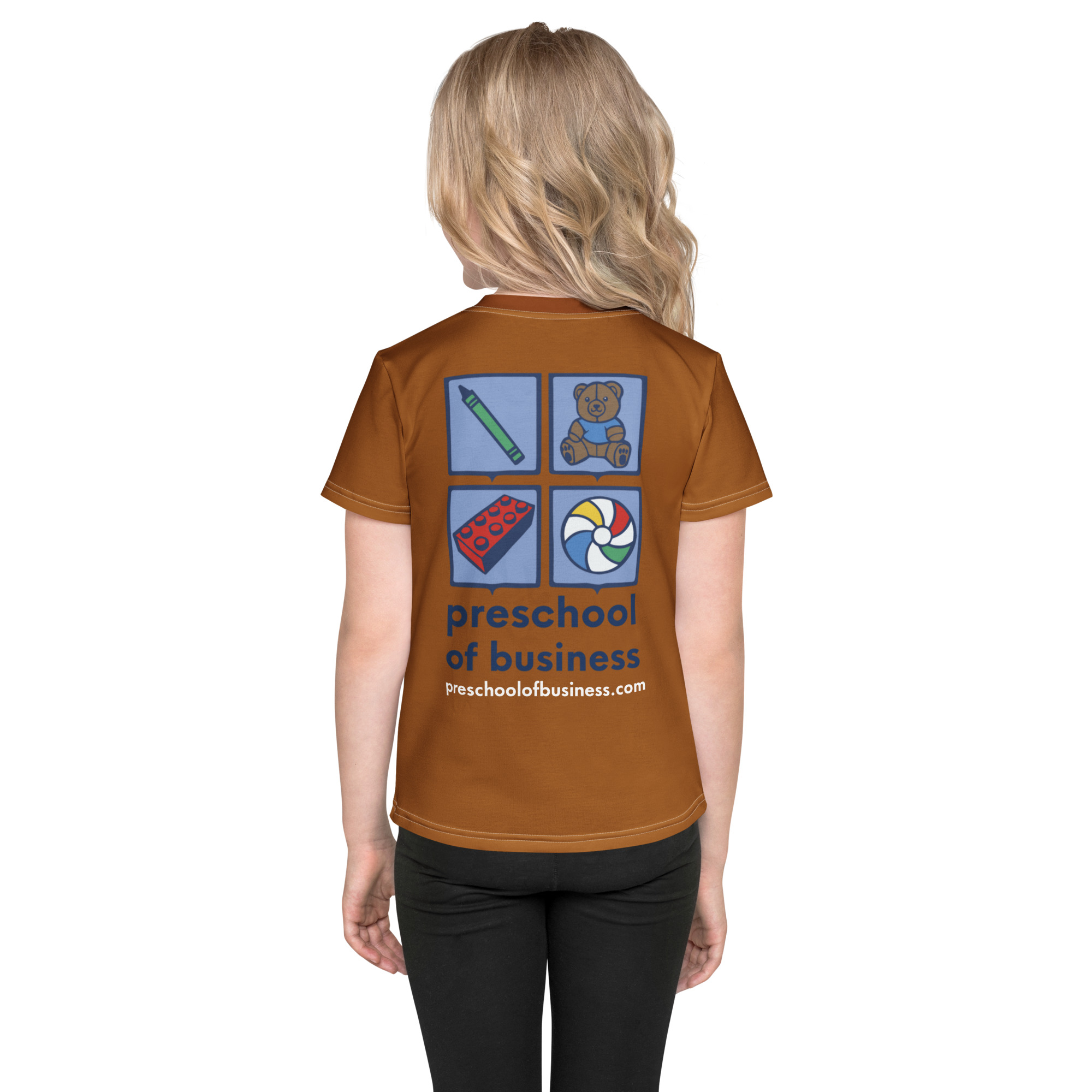 Kids Bear Crew Neck T-Shirt - Image 2