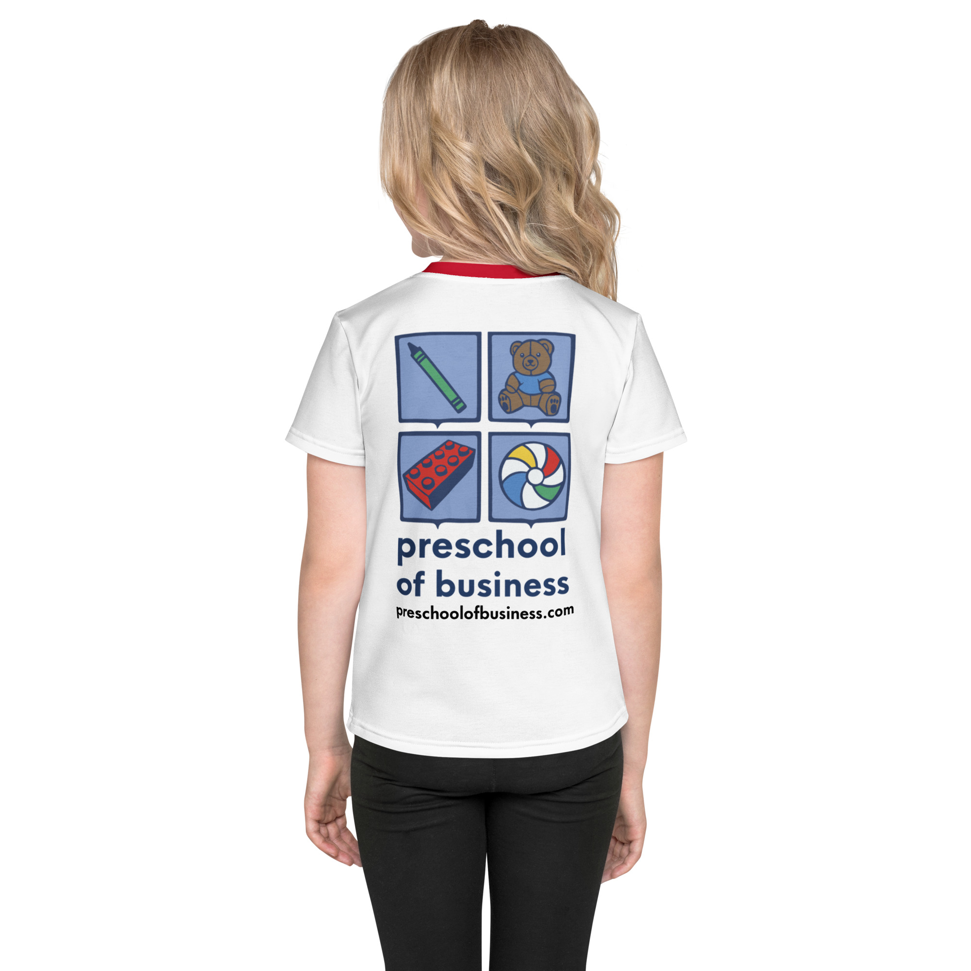 Kids Beach Ball Crew Neck T-Shirt - Image 2
