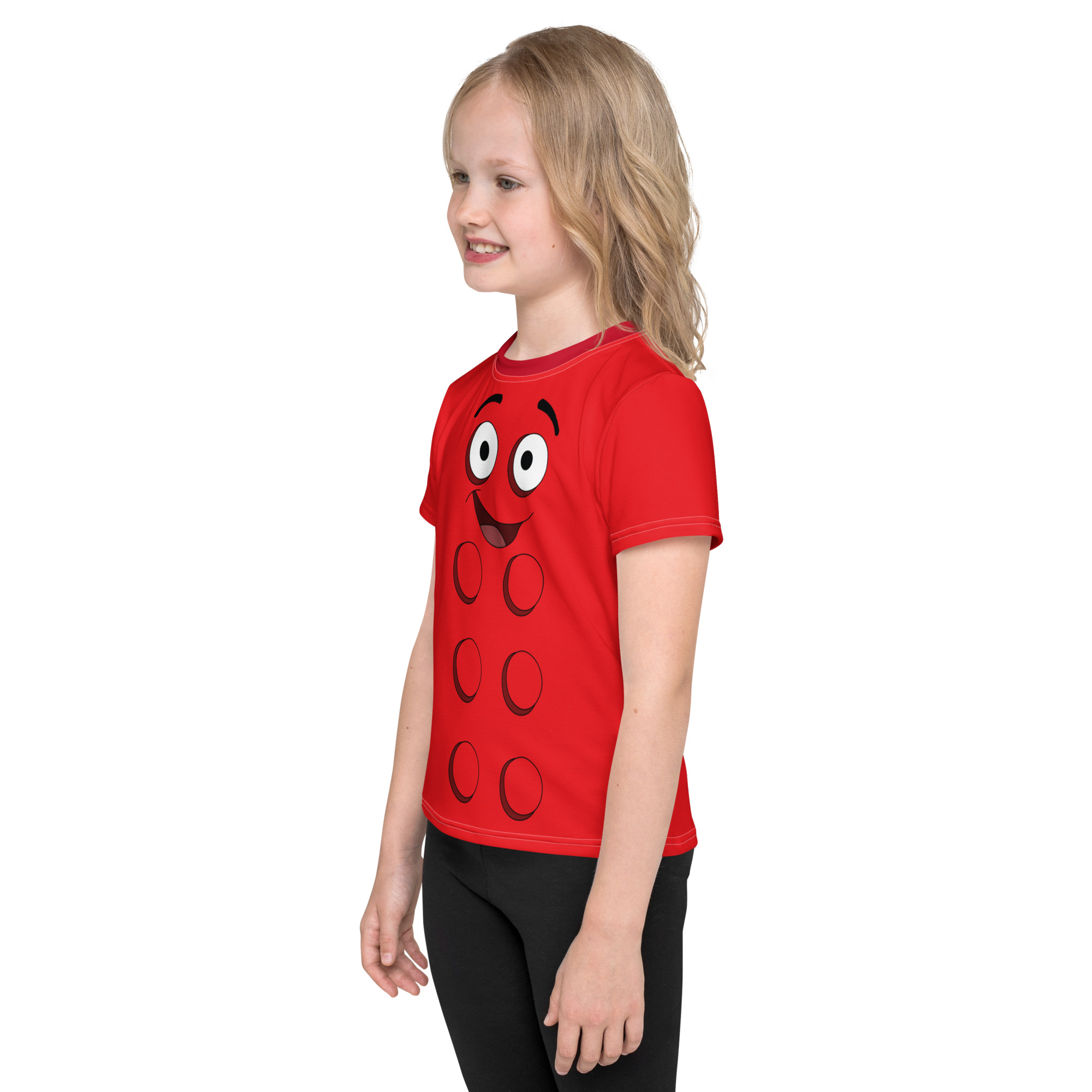 Kids Block Crew Neck T-Shirt - Image 3