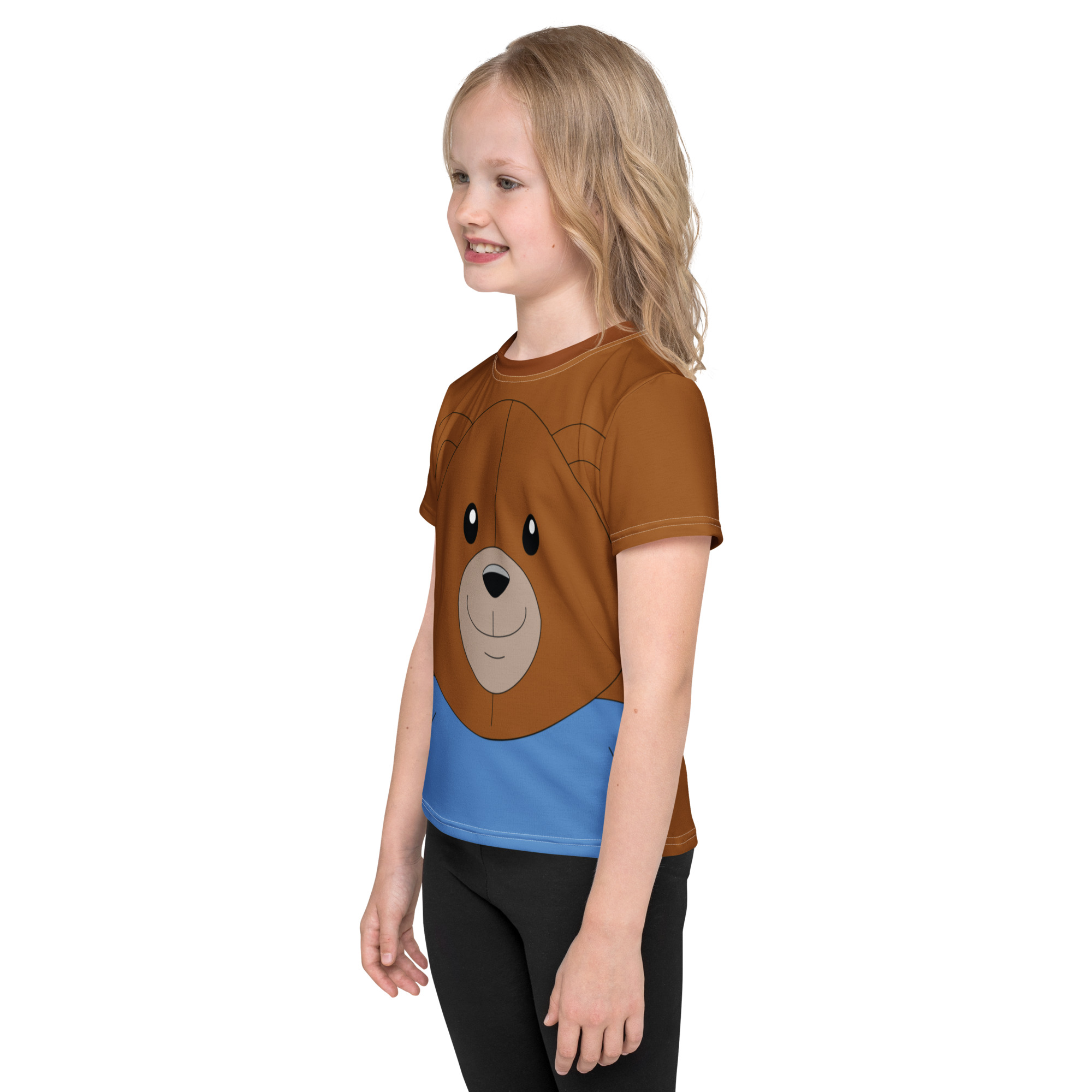 Kids Bear Crew Neck T-Shirt - Image 3