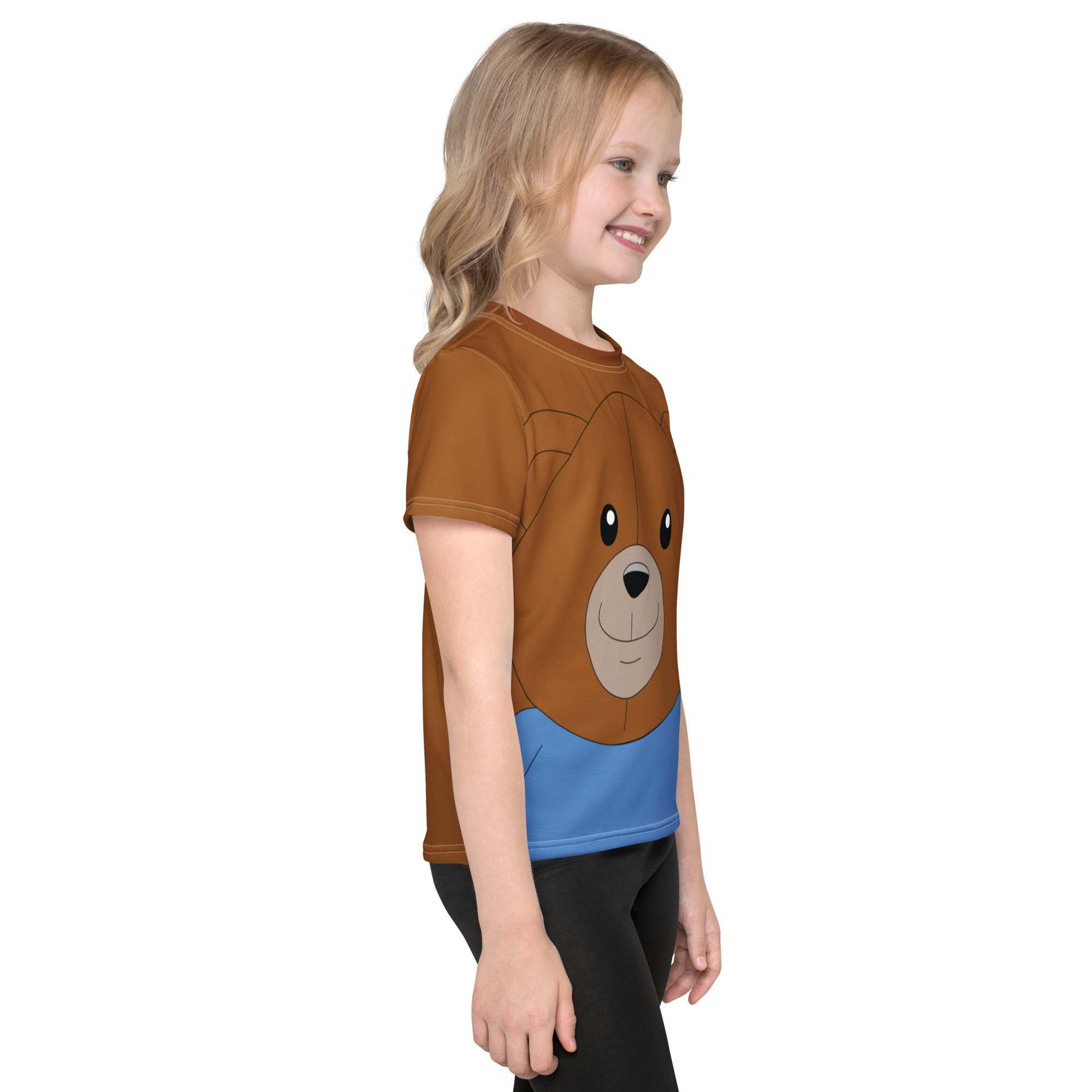 Kids Bear Crew Neck T-Shirt - Image 4