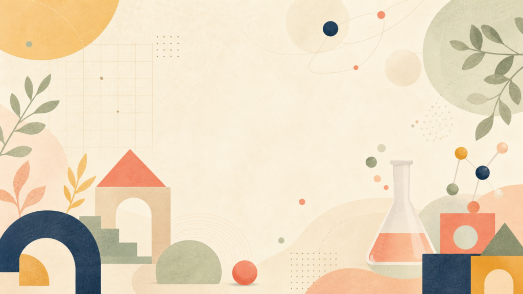 Abstract editorial illustration for a Bed Stuy Kids parent guide