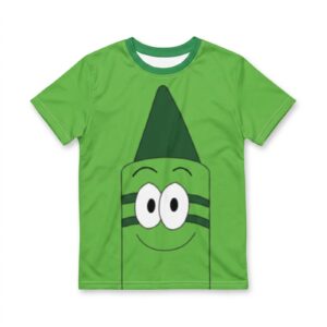 Preschool of Business Kids Crayon crew neck t-shirt, front view
